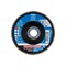 Pferd 4" x 5/8" A.H. POLIFAN Flap Disc - Z SG POWER STEELOX, Zirconia, 60 Grit, Flat 62139 - alternate 3